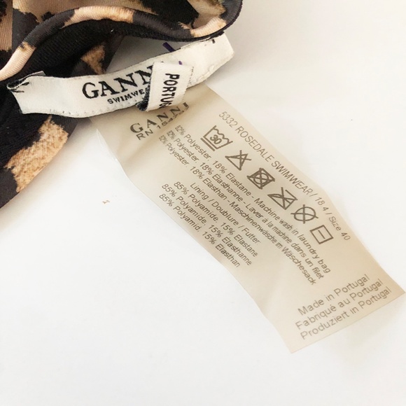 GANNI Bikini leopard print Size 40 - Picture 5 of 7